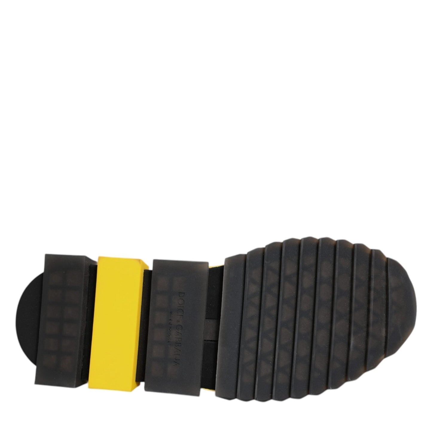 Dolce & Gabbana Yellow SORRENTO Sport Stretch Sneakers Shoes