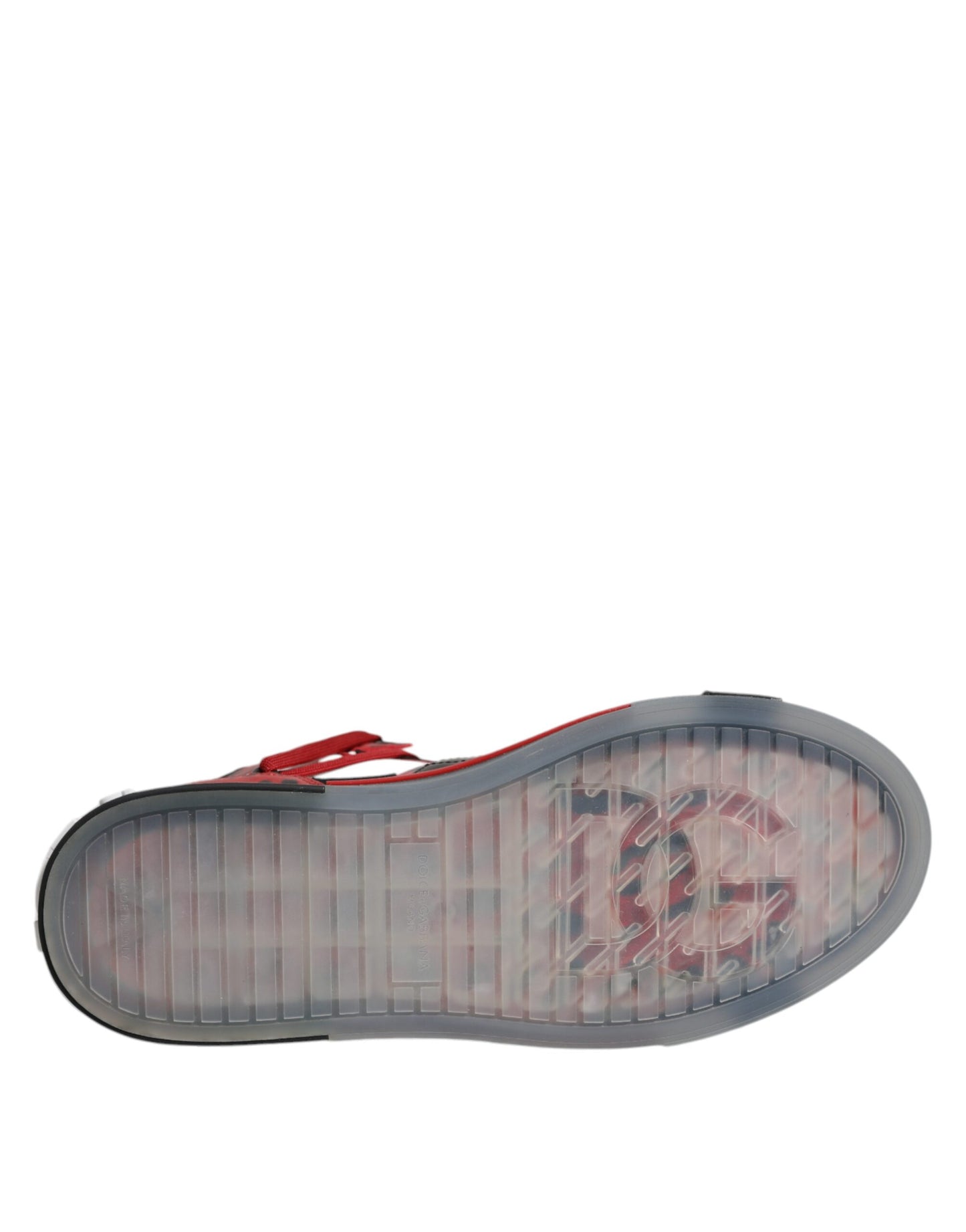 Dolce & Gabbana Multicolor Leather High Top Sneakers Shoes Dolce & Gabbana