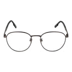 Ermenegildo Zegna gray titanium glasses frames with sleek, modern design and lightweight construction.