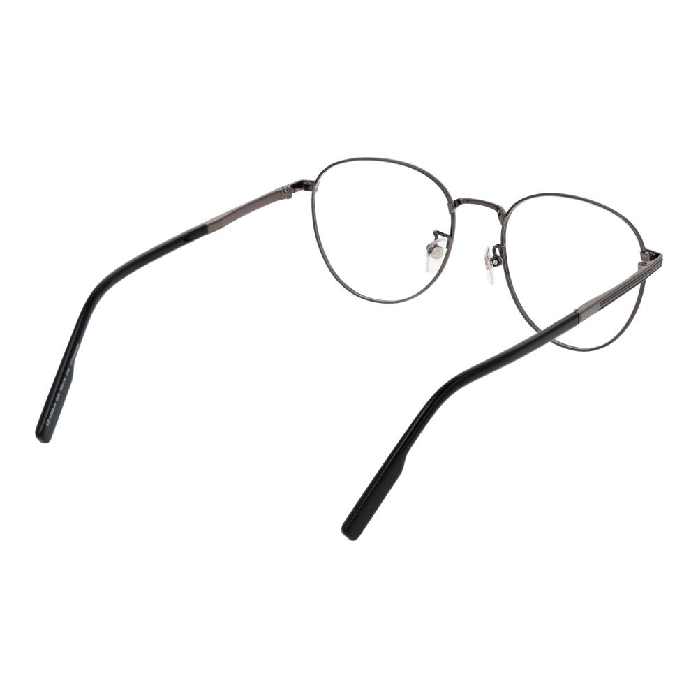 Ermenegildo Zegna gray titanium glasses frames with sleek, modern design and lightweight construction for stylish eyewear.