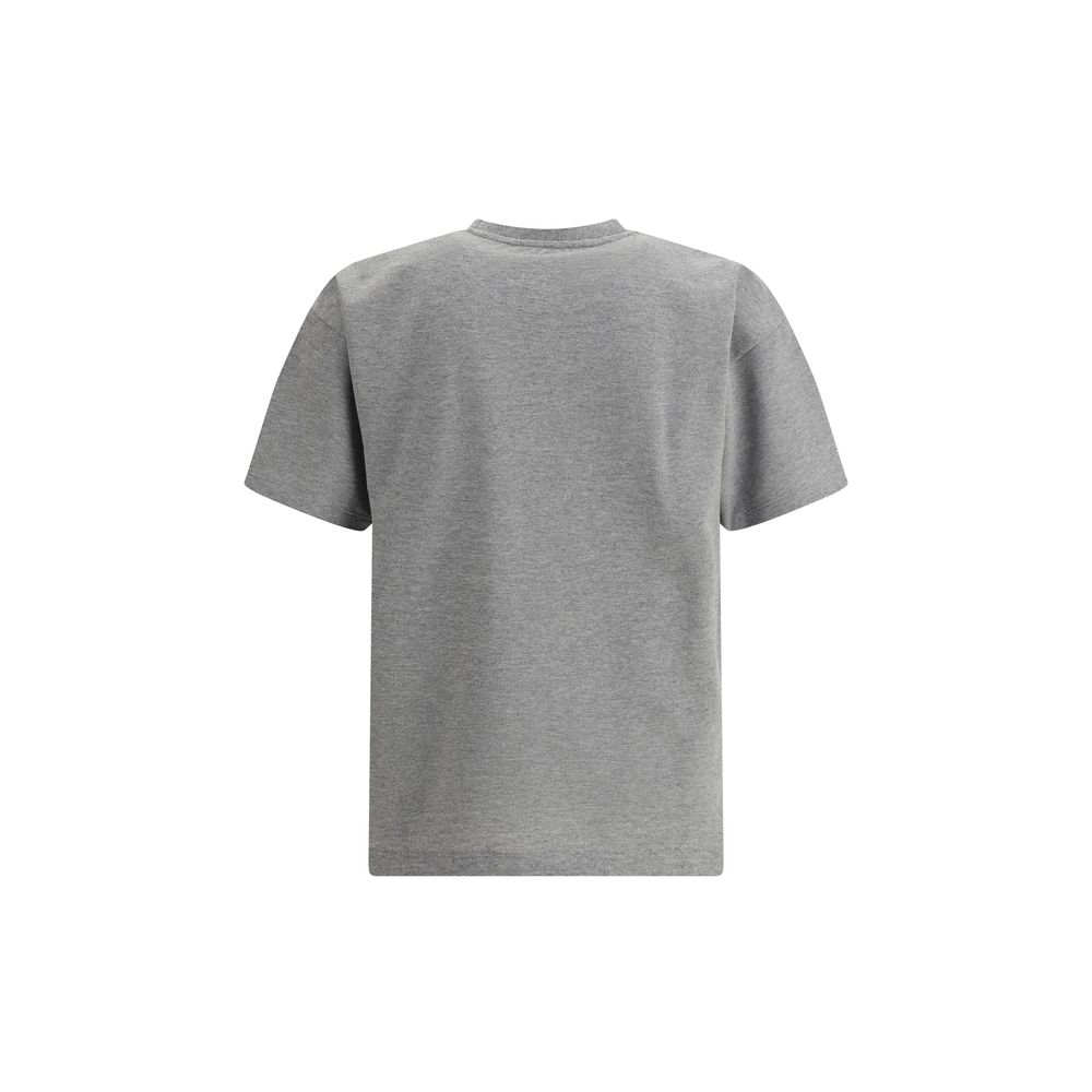Saint Laurent Grey Cotton Oversized T-shirt Saint Laurent