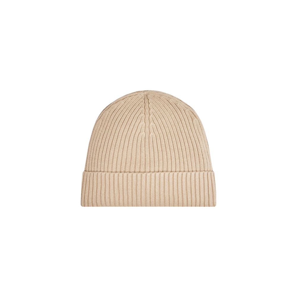 Calvin Klein Beige Organic Cotton Cap Baseball Hat