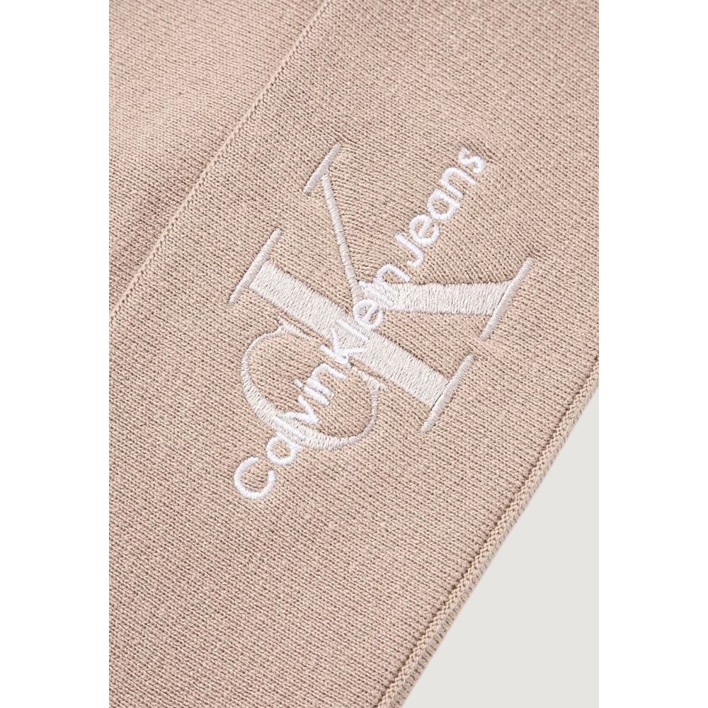 Calvin Klein Jeans Beige Cotton Cap Baseball Hat