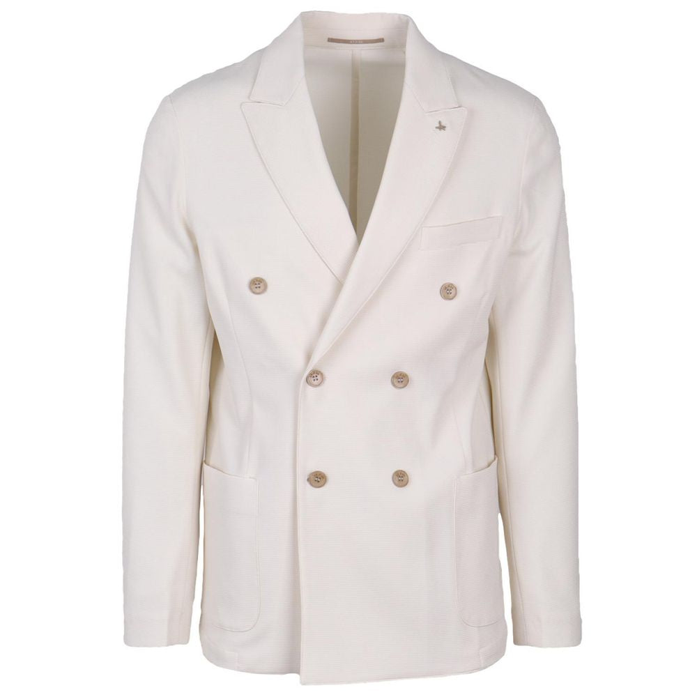 AT.P.CO White Polyester Blazer AT.P.CO