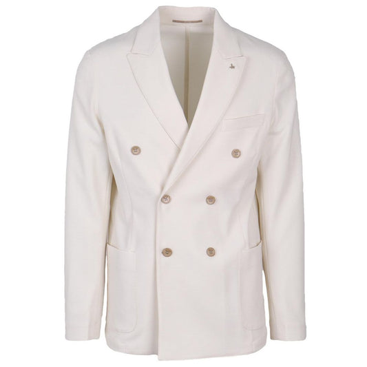AT.P.CO White Polyester Blazer AT.P.CO