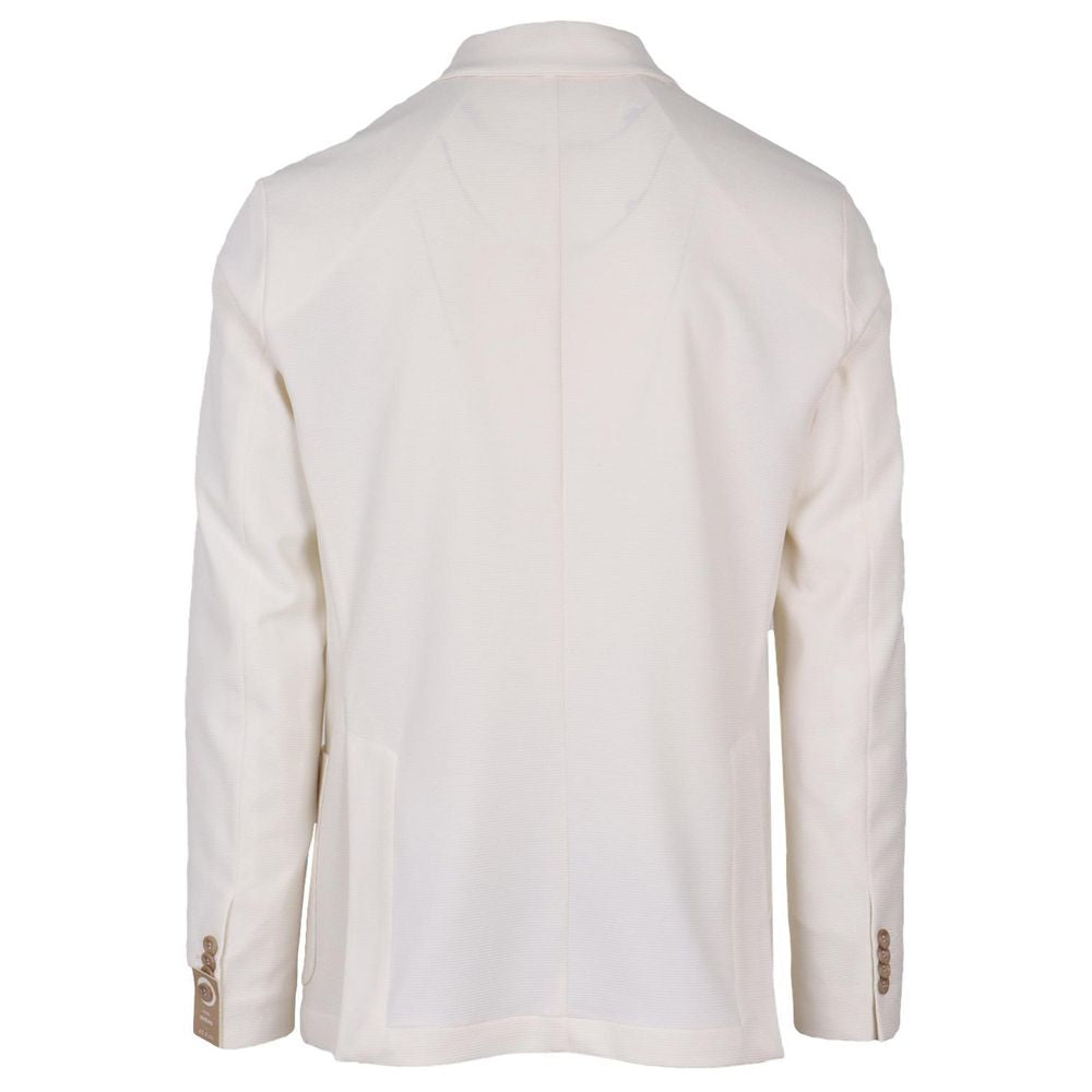AT.P.CO White Polyester Blazer AT.P.CO