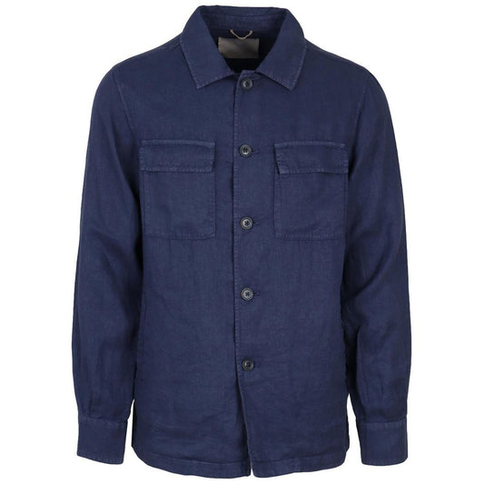 AT.P.CO Blue Linen Shirt AT.P.CO