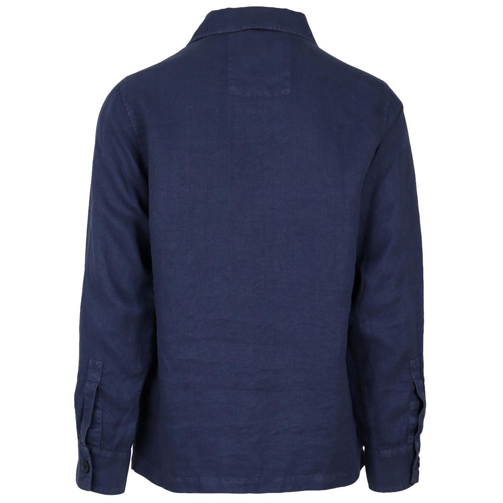 AT.P.CO Blue Linen Shirt AT.P.CO
