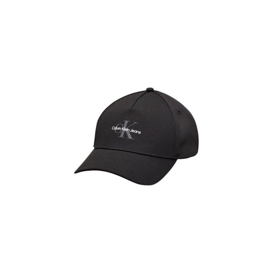 Calvin Klein Jeans Black Recycled Polyester Cap Baseball Hat