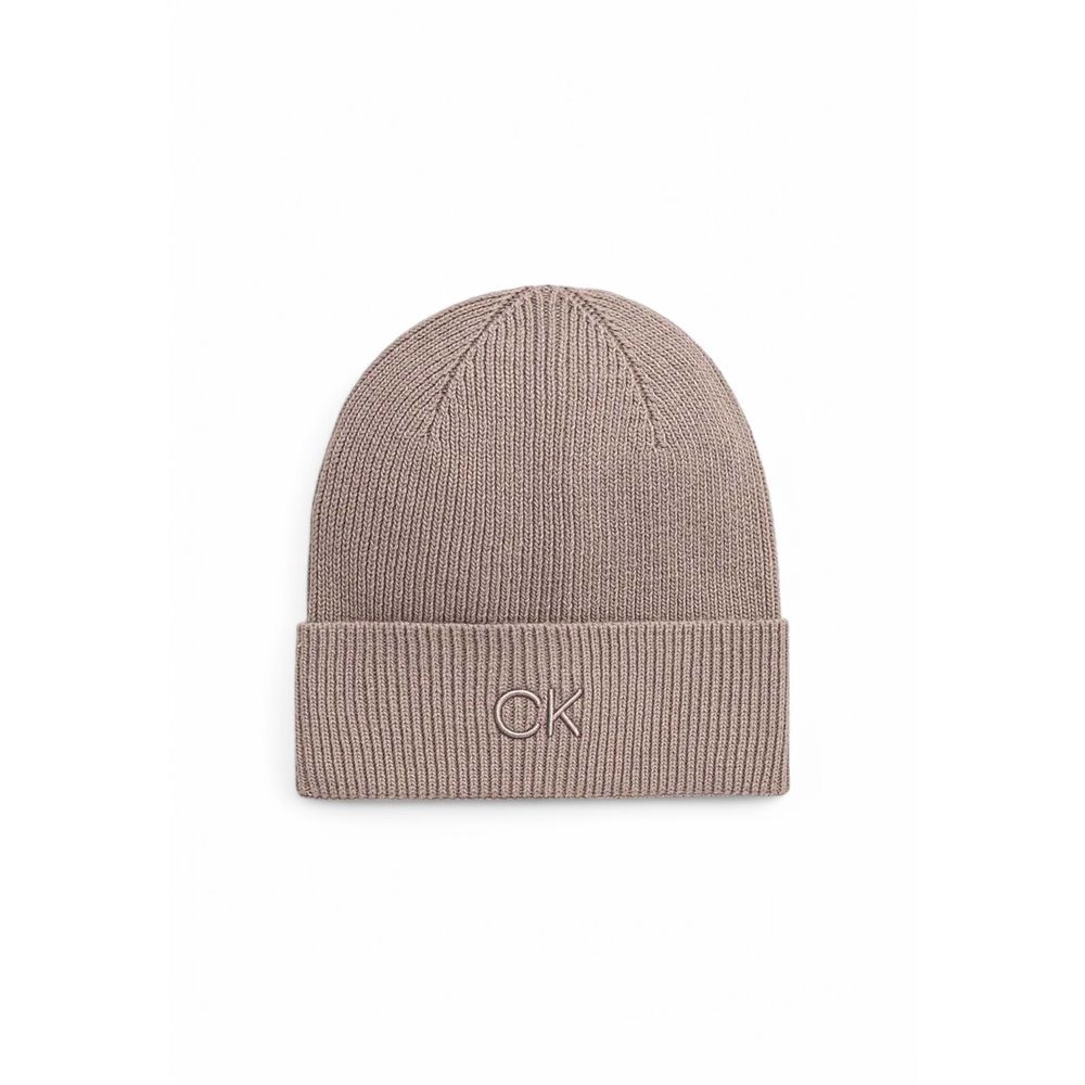Calvin Klein Beige Organic Cotton Cap Baseball Hat