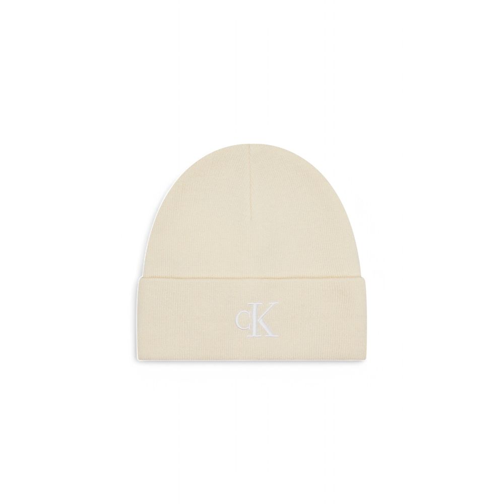 Calvin Klein Cream Recycled Polyester Cap Baseball Hat