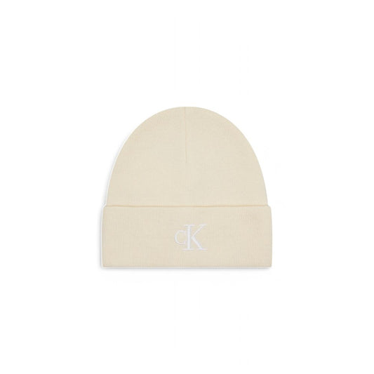 Calvin Klein Cream Recycled Polyester Cap Baseball Hat