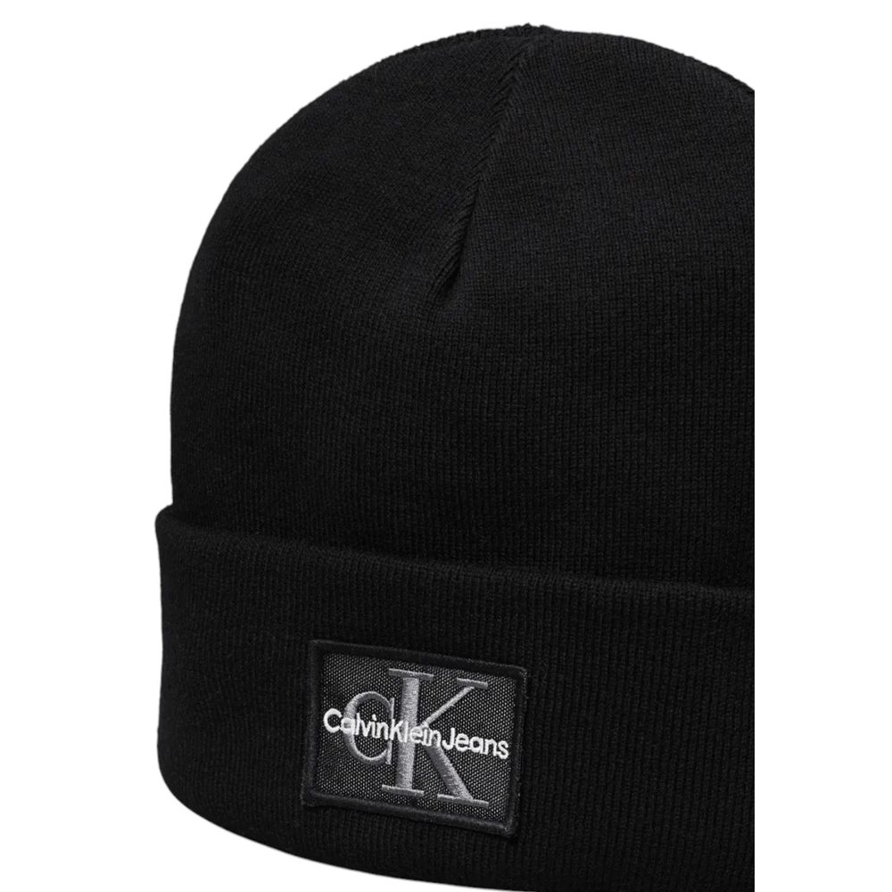 Calvin Klein Jeans Black Cotton Cap Baseball Hat