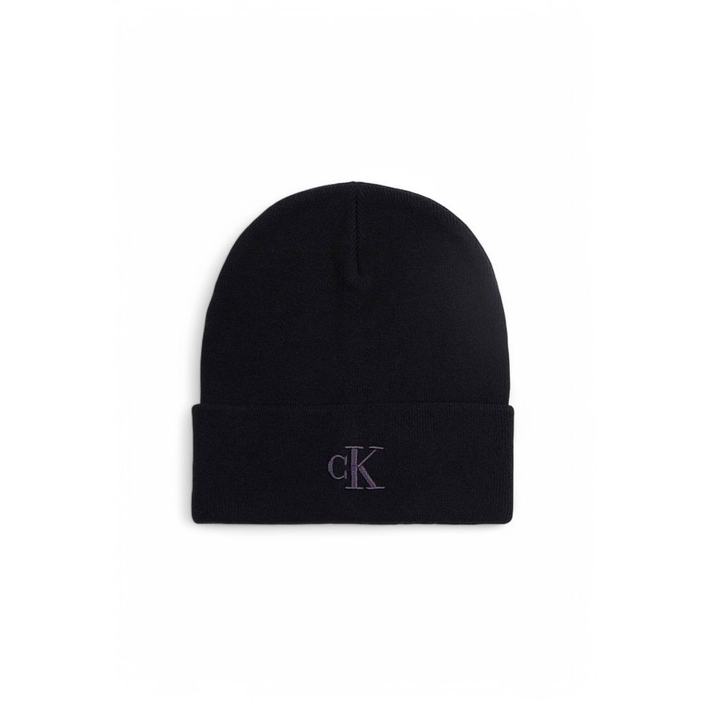 Calvin Klein Jeans Black Wool Cap Baseball Hat
