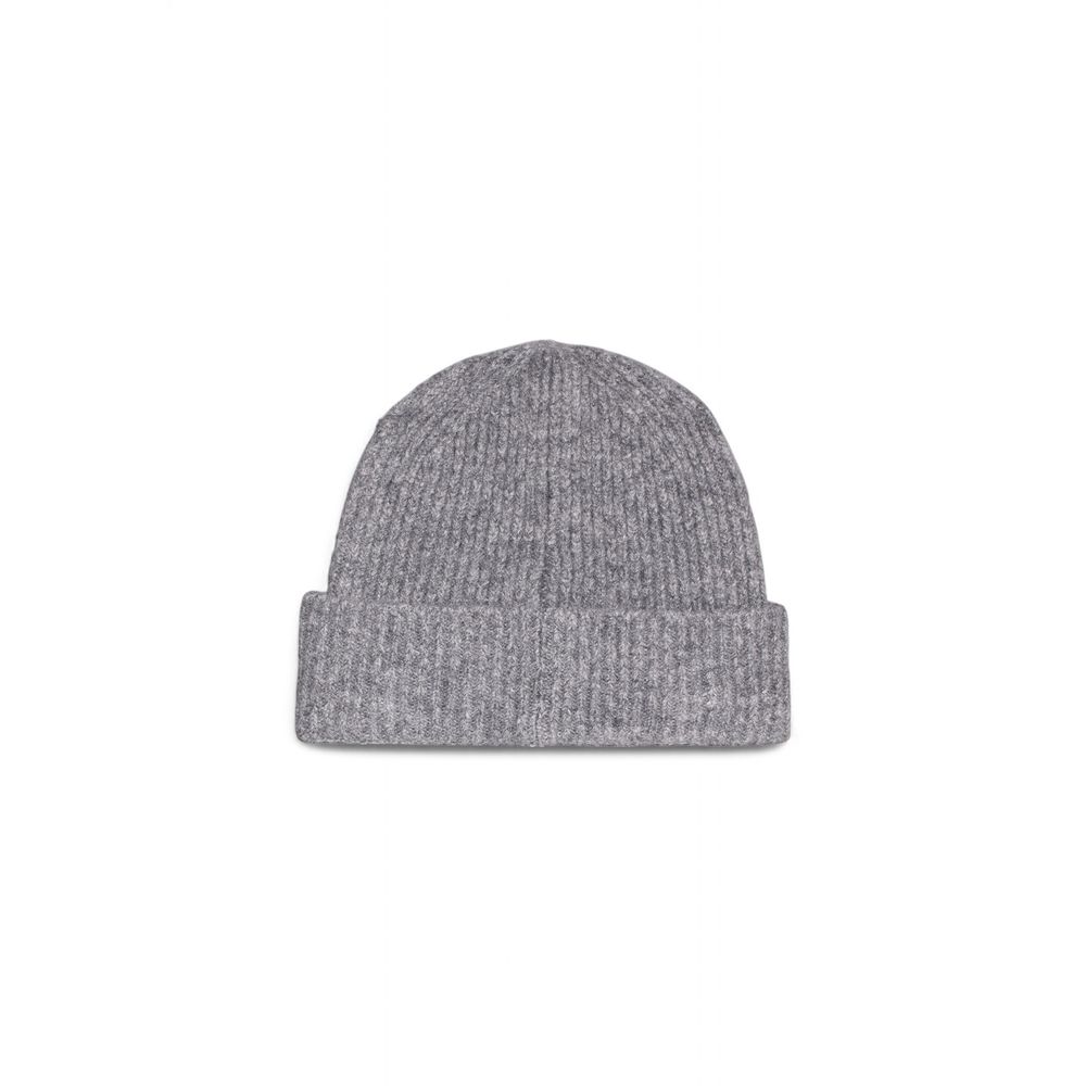 Calvin Klein Gray Marabou Cap Baseball Hat