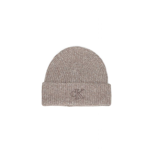 Calvin Klein Brown Marabou Cap Baseball Hat