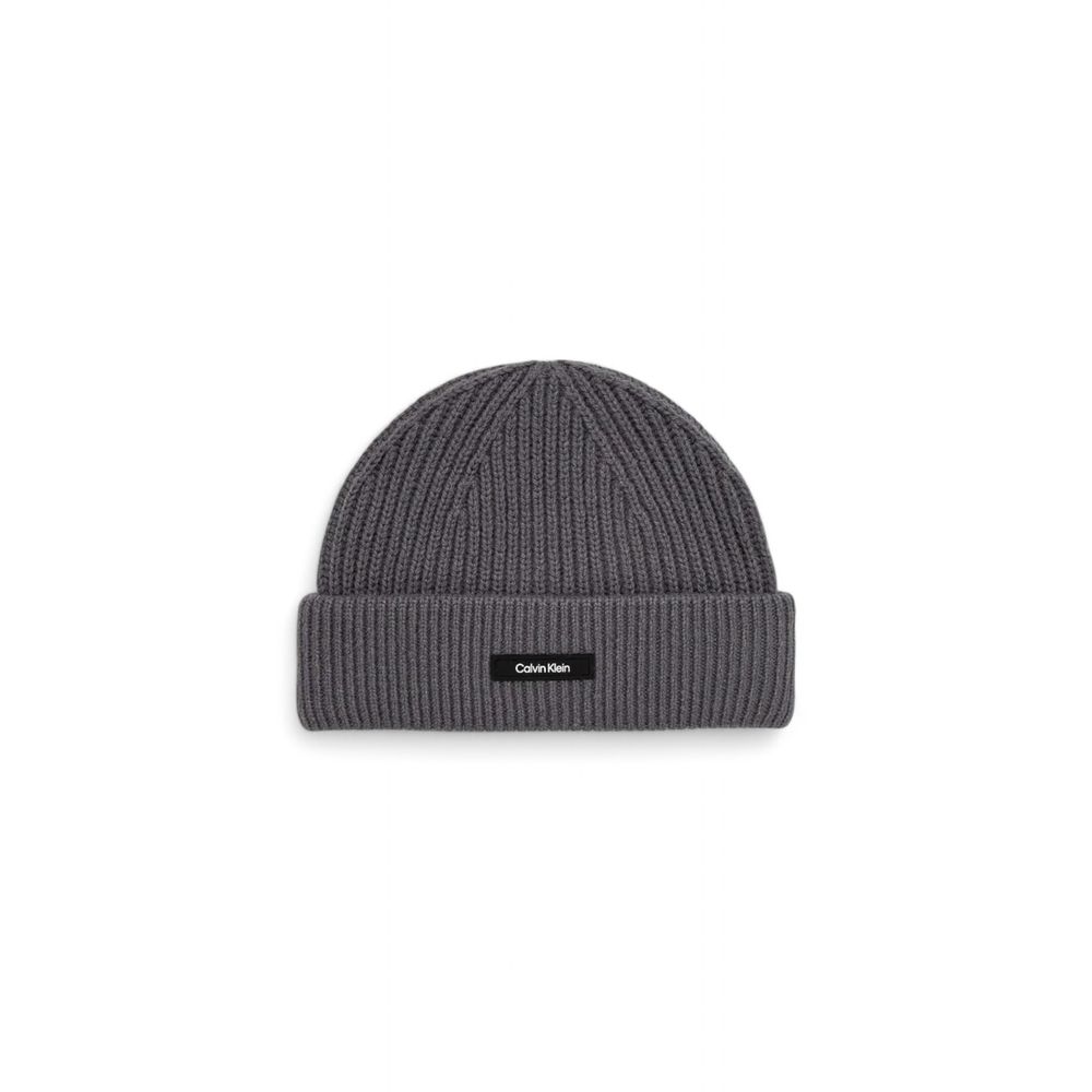 Calvin Klein Gray Organic Cotton Cap Baseball Hat