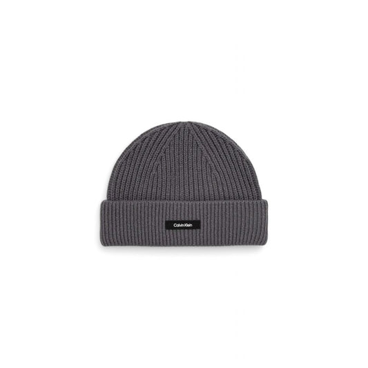 Calvin Klein Gray Organic Cotton Cap Baseball Hat