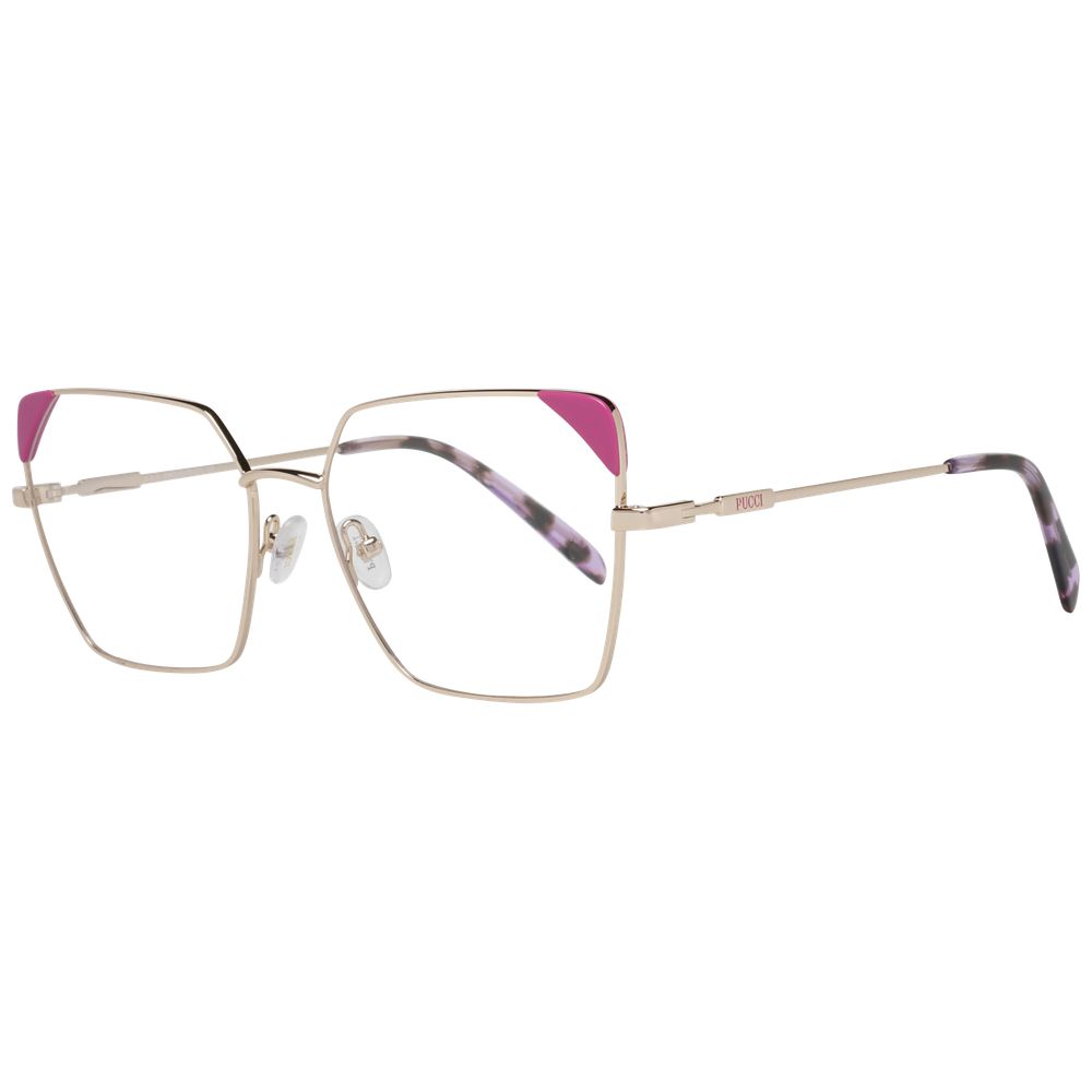 Emilio Pucci Rose Gold Metal & Plastic Glasses Frames Emilio Pucci