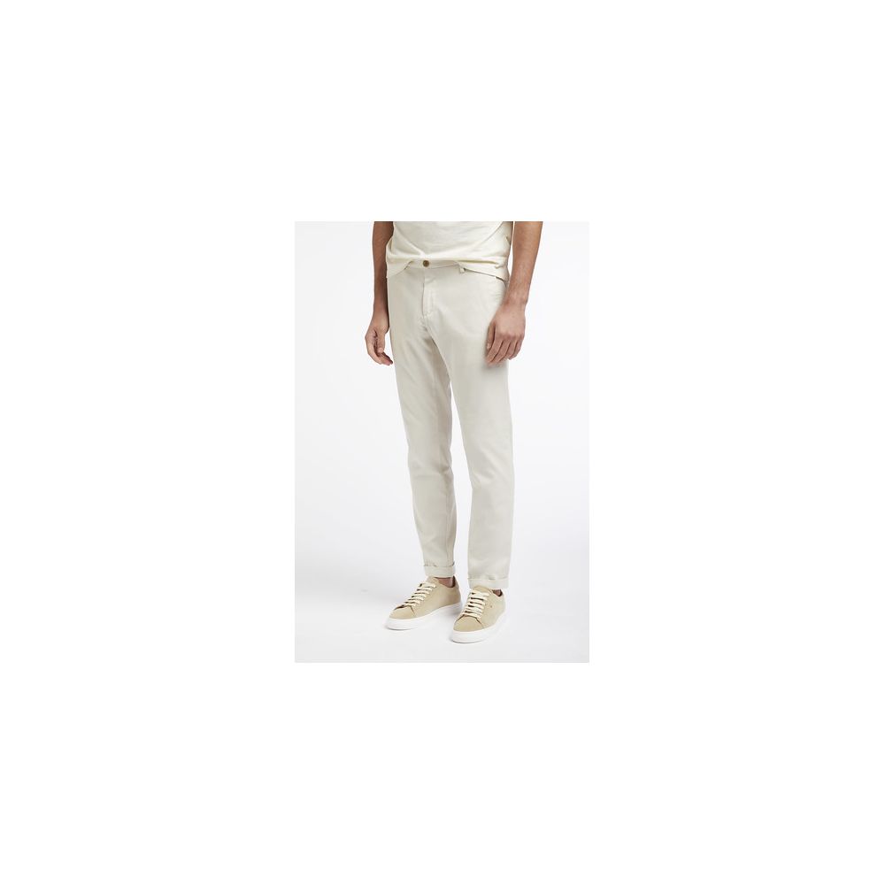 AT.P.CO Beige Cotton Jeans & Pant AT.P.CO