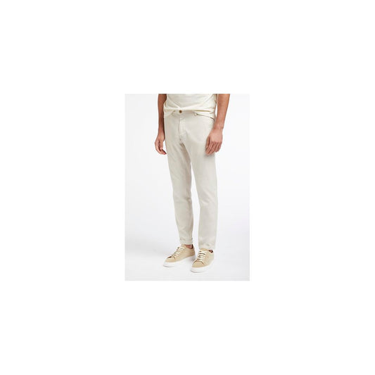 AT.P.CO Beige Cotton Jeans & Pant AT.P.CO