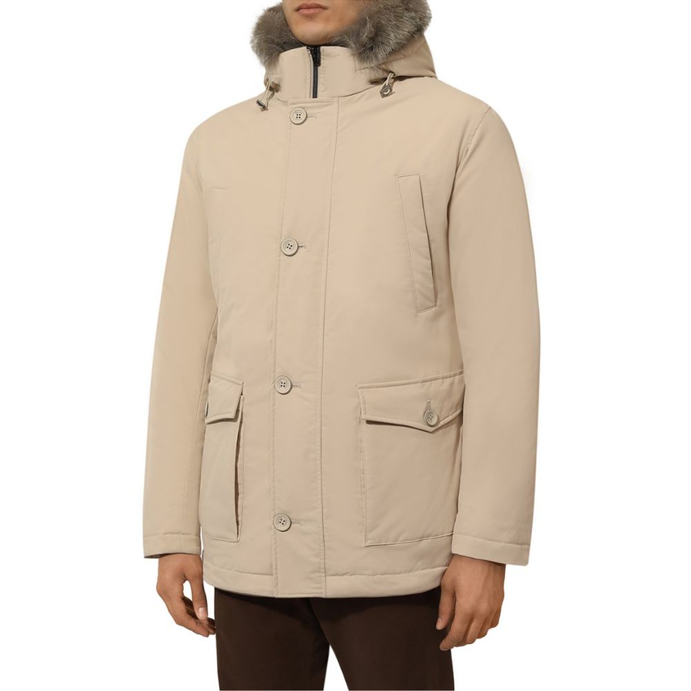 Herno Beige Nylon Jacket Herno