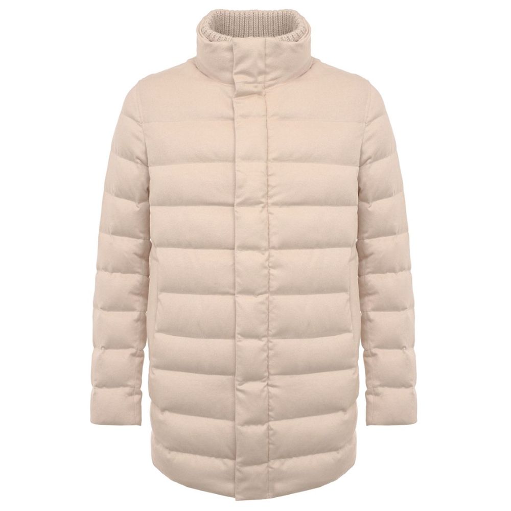 Herno Beige Silk Jacket Herno