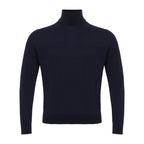 Colombo Blue Cashmere Turtleneck