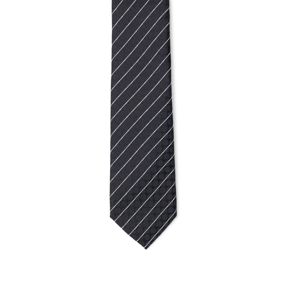 Dolce & Gabbana Black Polyester Ties & Bowty Dolce & Gabbana