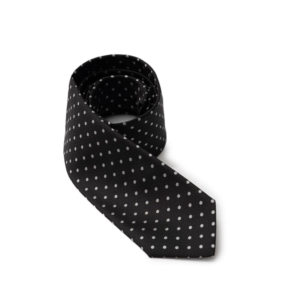 Dolce & Gabbana Black Silk Ties & Bowty Dolce & Gabbana