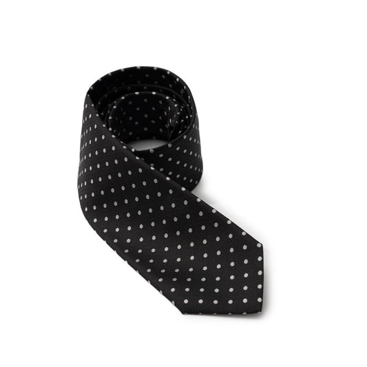 Dolce & Gabbana Black Silk Ties & Bowty Dolce & Gabbana