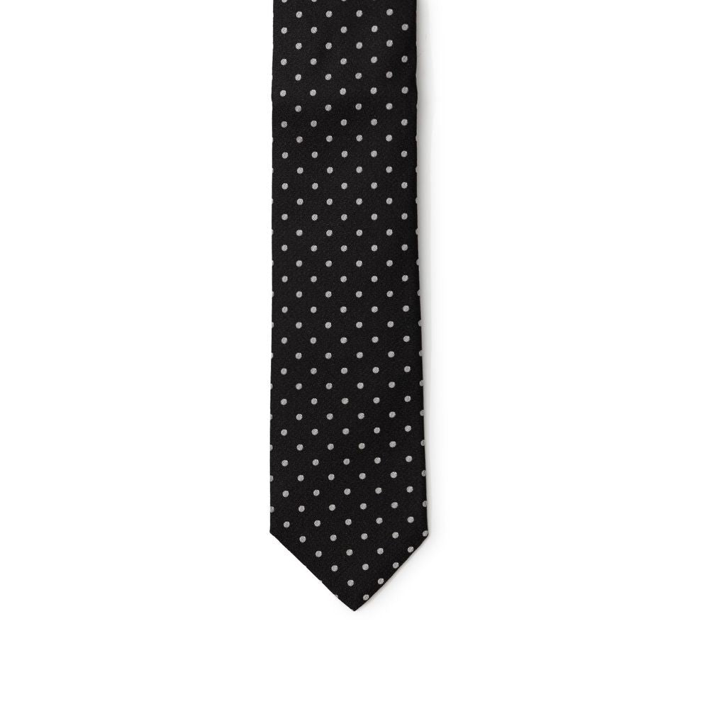 Dolce & Gabbana Black Silk Ties & Bowty Dolce & Gabbana