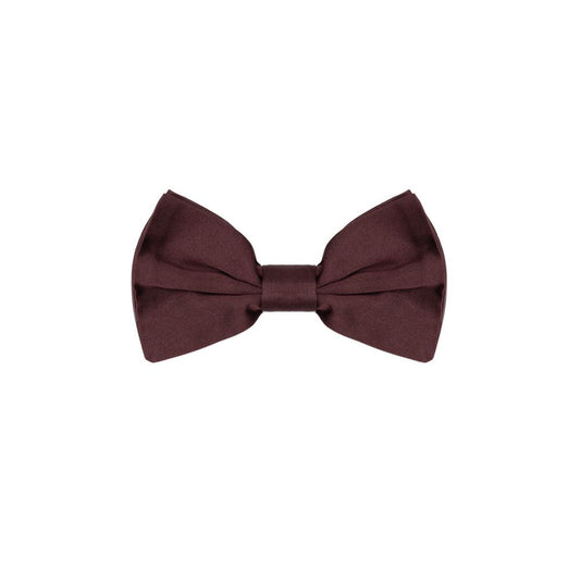 Dolce & Gabbana Burgundy Silk Bowty Dolce & Gabbana