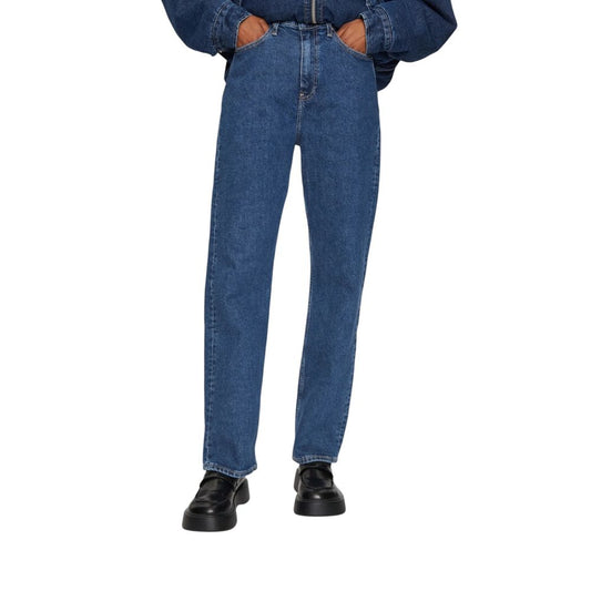 Calvin Klein Jeans Blue Cotton Mom Jean Calvin Klein Jeans