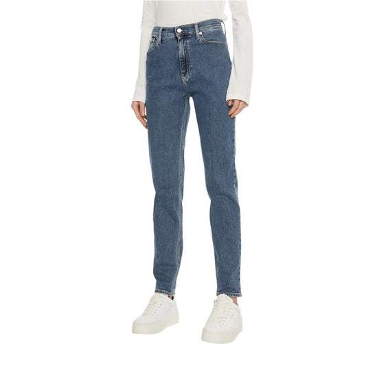 Calvin Klein Jeans Blue Cotton Mom Jean Calvin Klein Jeans