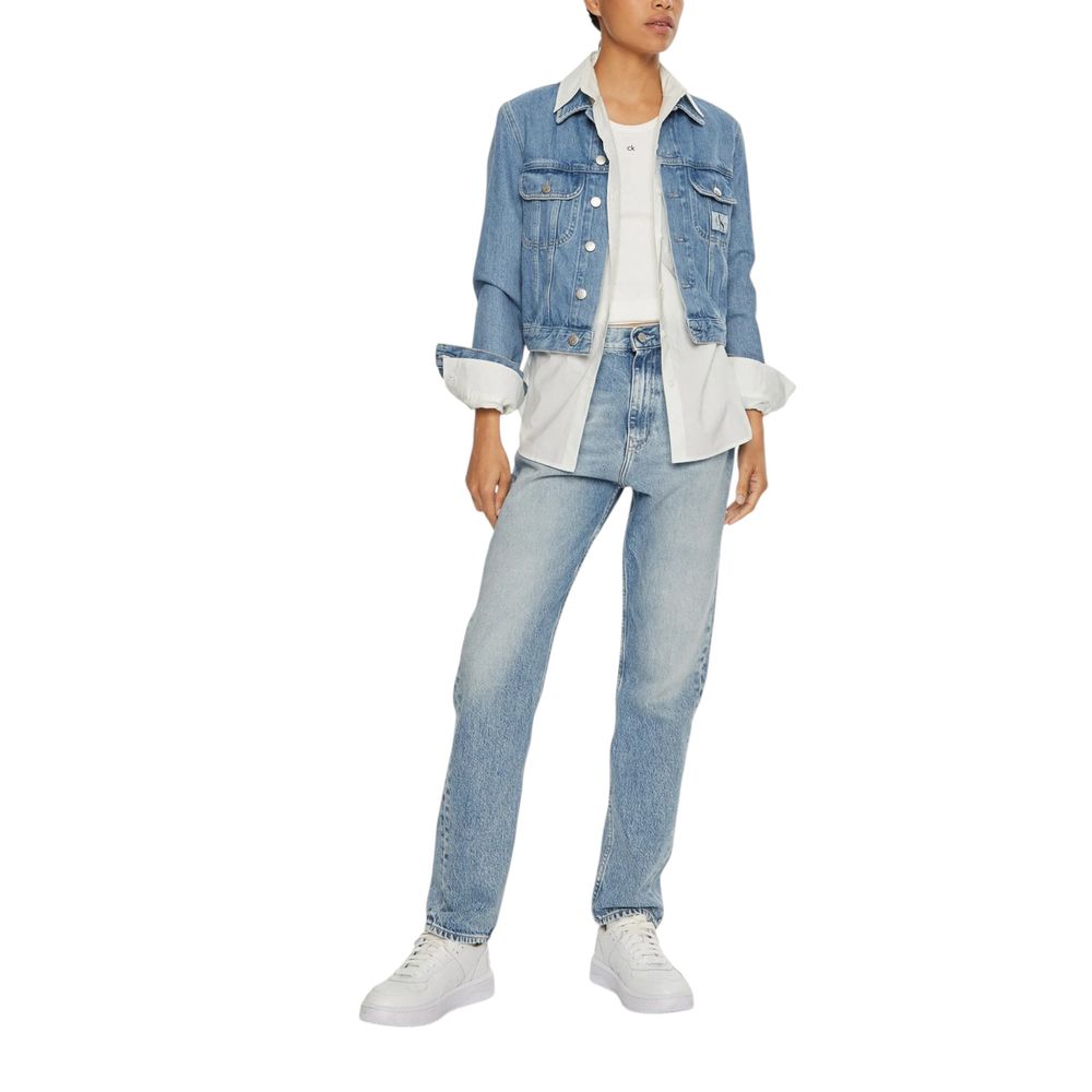 Calvin Klein Jeans Light Blue Cotton Slim Fit Jean Calvin Klein Jeans