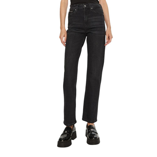 Calvin Klein Jeans Black Cotton Mom Jean Calvin Klein Jeans