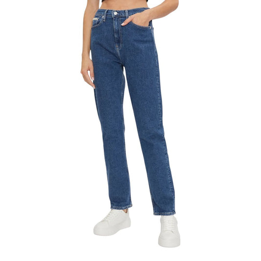 Calvin Klein Jeans Blue Cotton Slim Fit Jean Calvin Klein Jeans