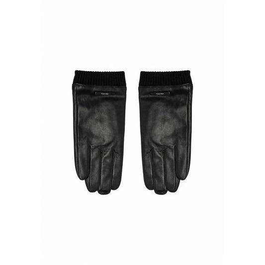 Calvin Klein Black Leather Glove Calvin Klein