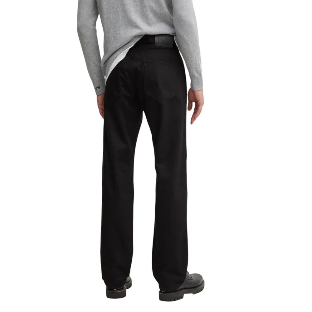 Calvin Klein Jeans Black Cotton Relaxed Fit Jean Calvin Klein Jeans