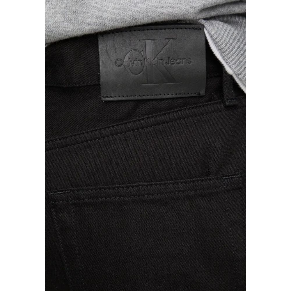Calvin Klein Jeans Black Cotton Relaxed Fit Jean Calvin Klein Jeans