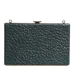Dolce & Gabbana Black Leather Clutch Evening Crossbody Bag