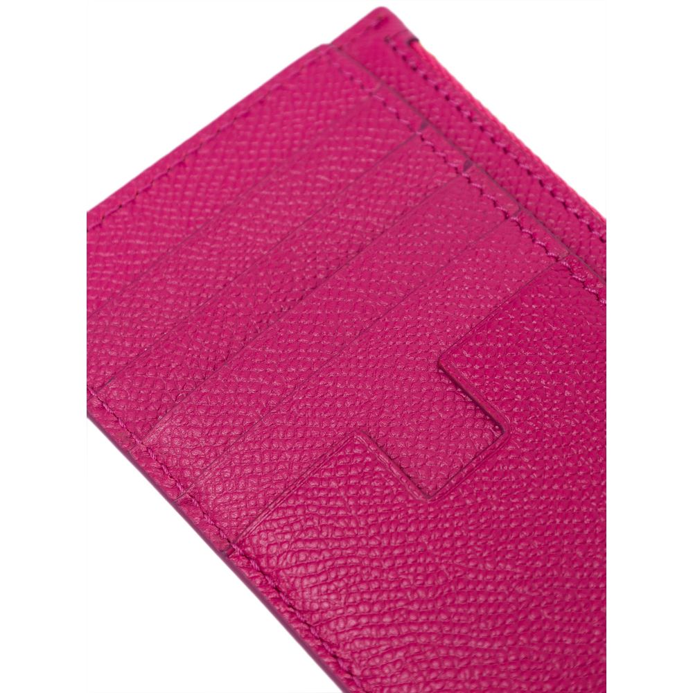 Tom Ford Fuchsia Leather Cardholder Tom Ford