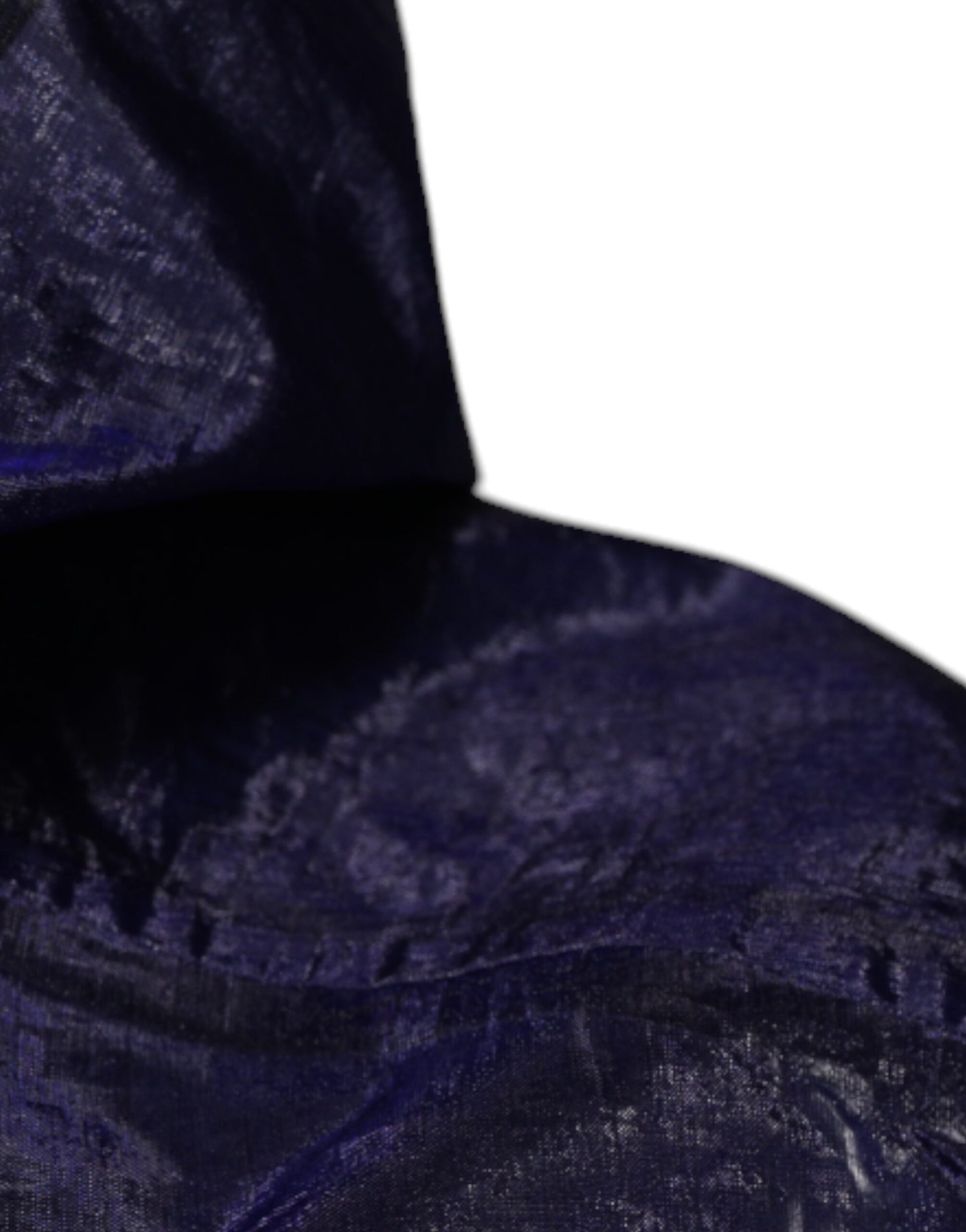 Dolce & Gabbana Dark Blue Cotton Hooded Men Raincoat Jacket Dolce & Gabbana