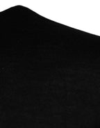 Dolce & Gabbana Black White Guitar Silk Crew Neck Sweater - Eljoys Fashion 