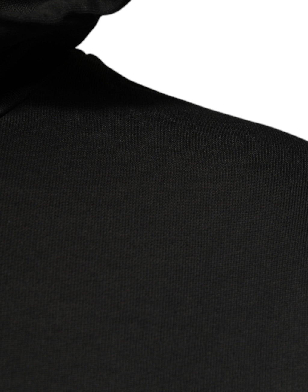Dolce & Gabbana Black Cotton Hooded DG Shield Pullover Sweater - Eljoys Fashion 