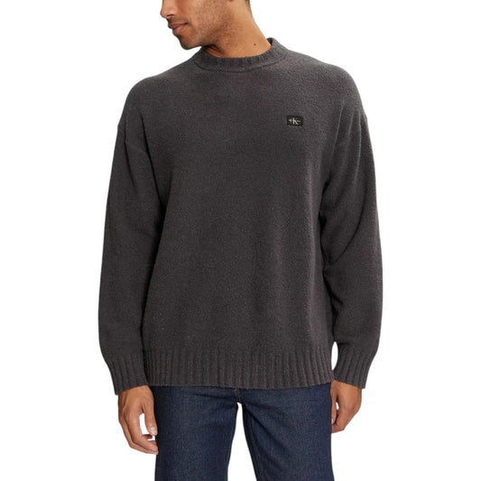 Calvin Klein Jeans Gray Cotton Sweater Calvin Klein Jeans