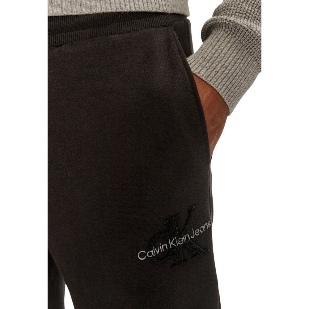 Calvin Klein Jeans Black Organic Cotton Joggers Workout Pants