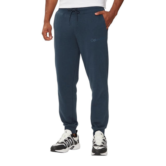 Calvin Klein Jeans Blue Cotton Joggers Workout Pants