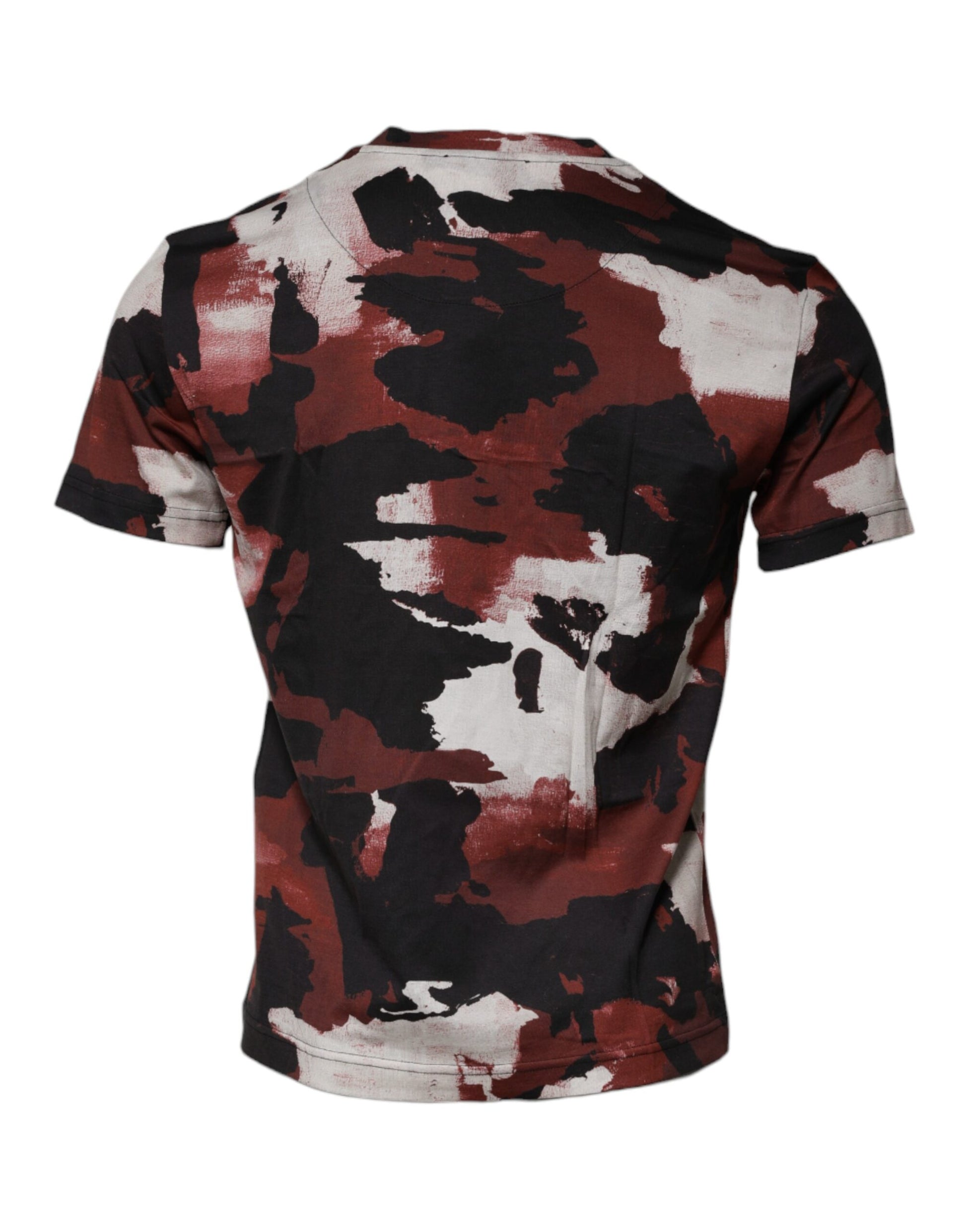Dolce & Gabbana Multicolor Camouflage Crew Neck T-shirt Dolce & Gabbana